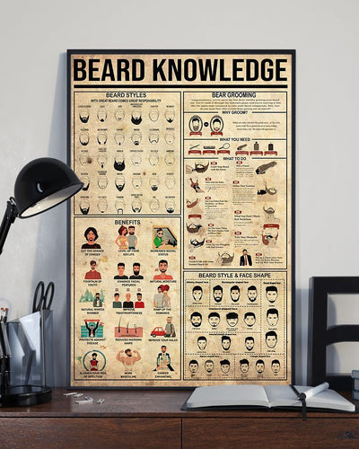 Beards Styles Vertical Canvas And Poster | Wall Decor
