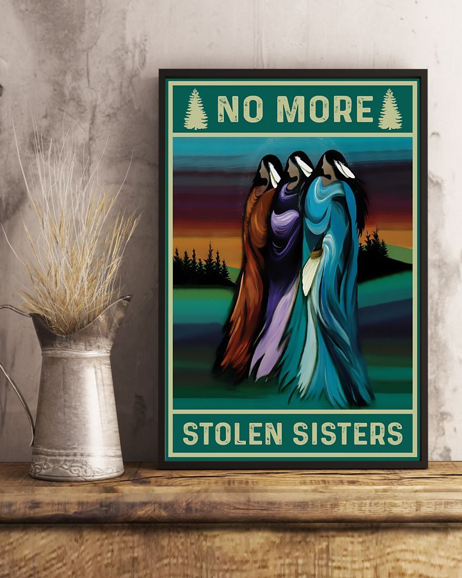No More Stolen Sisters Native American Vertical Canvas And Poster | Wall Decor