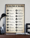 Bible The Big Story Vertical Canvas And Poster | Wall Decor