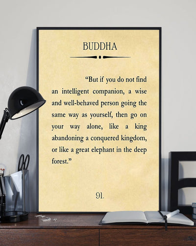 Buddhism Buddha Vertical Canvas And Poster | Wall Decor