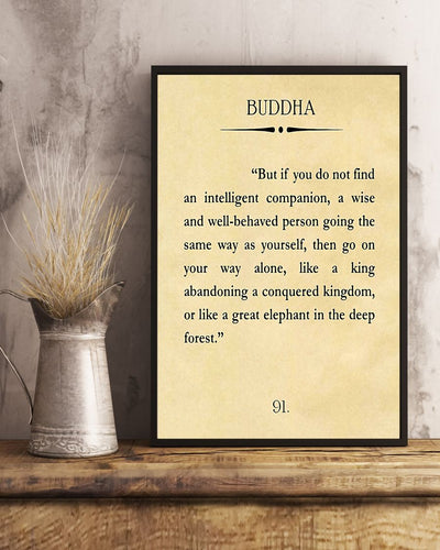 Buddhism Buddha Vertical Canvas And Poster | Wall Decor