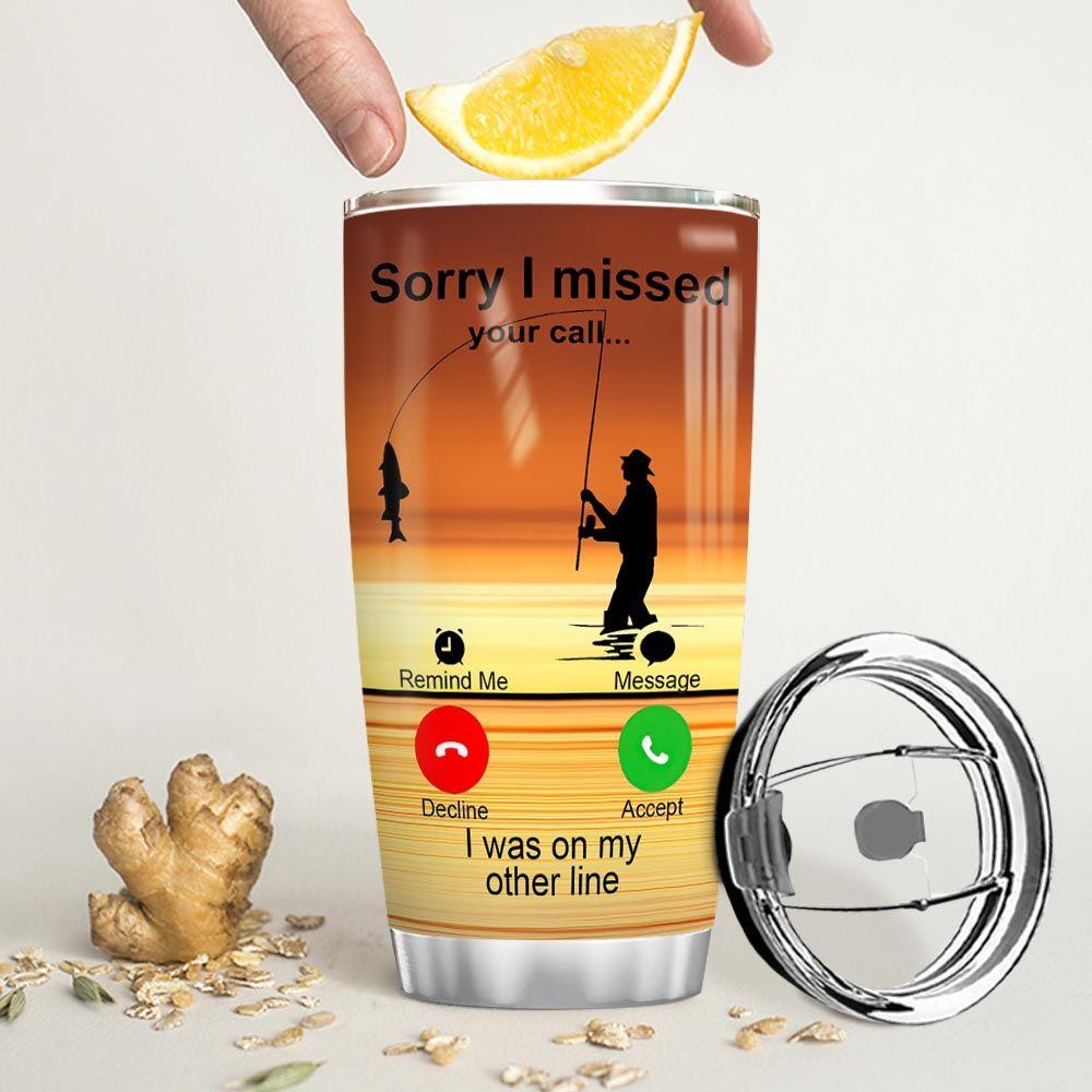 Fishing Calling KD4 Personalized THA0412013 Stainless Steel Tumbler - MostSuit