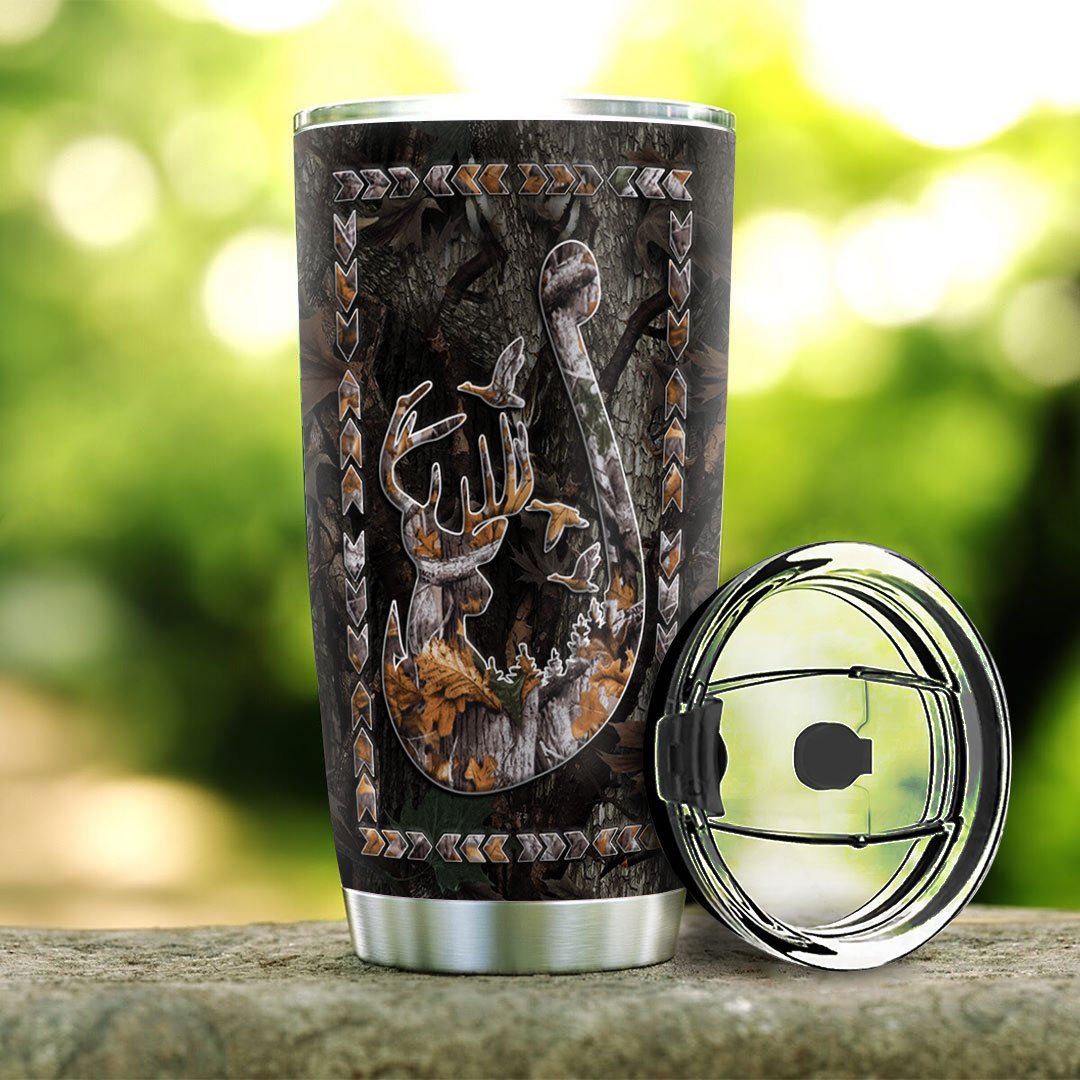 Personalized Hunting Fishing TTZ1012017 Stainless Steel Tumbler - MostSuit
