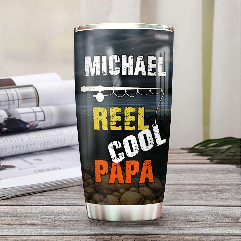 Personalized Fishing Papa TTZ1112016 Stainless Steel Tumbler - MostSuit