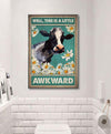 Milker Well This Is A Little Awkward Canvas And Poster | Wall Decor Visual Art