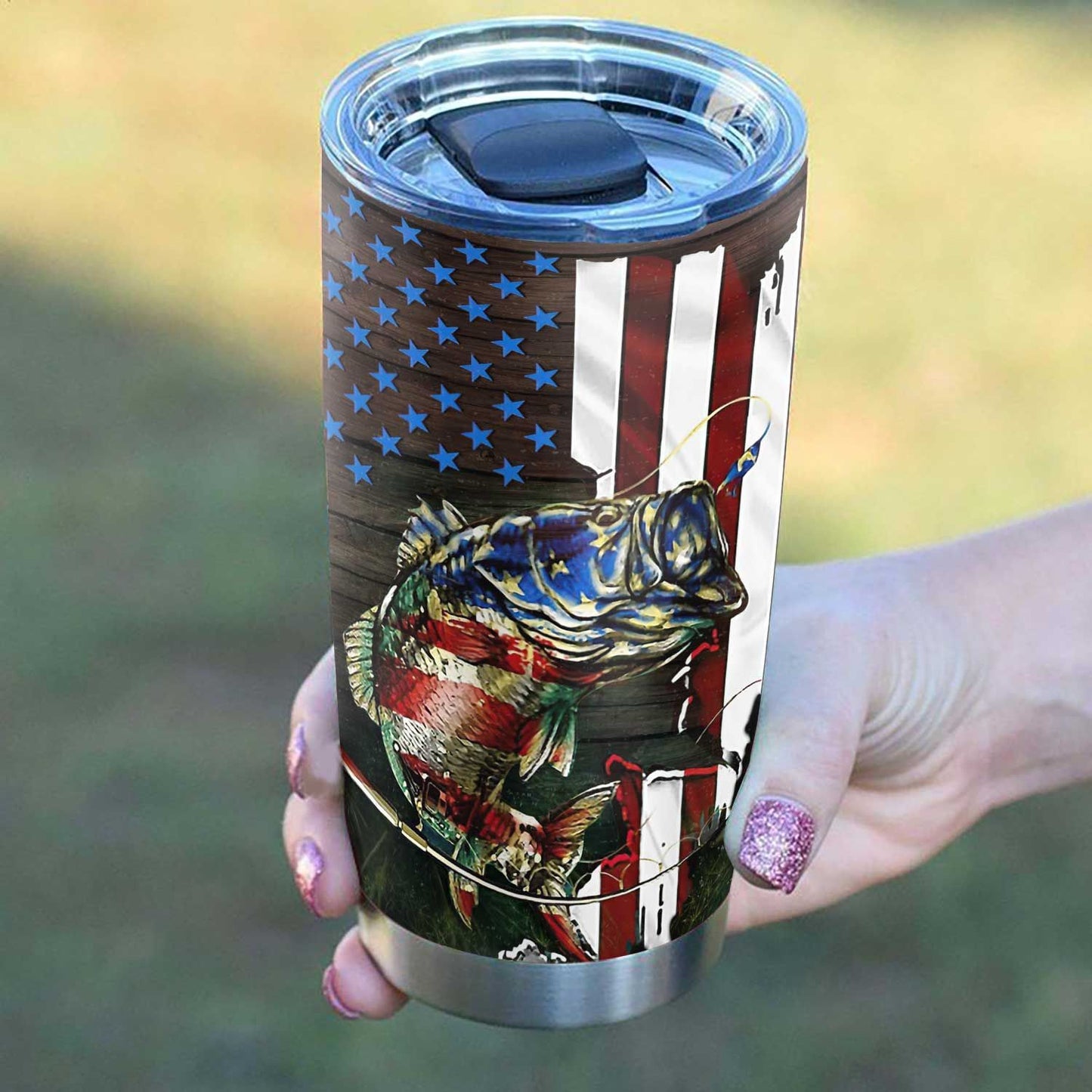 Fishing Dad HAB1712001 Stainless Steel Tumbler - MostSuit