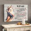 To My Wife No Matter What Happens Canvas Poster Gift For Wife