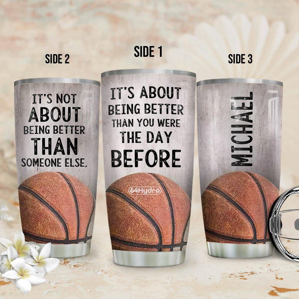 Basketball Personalized HHS2112002 Stainless Steel Tumbler - MostSuit