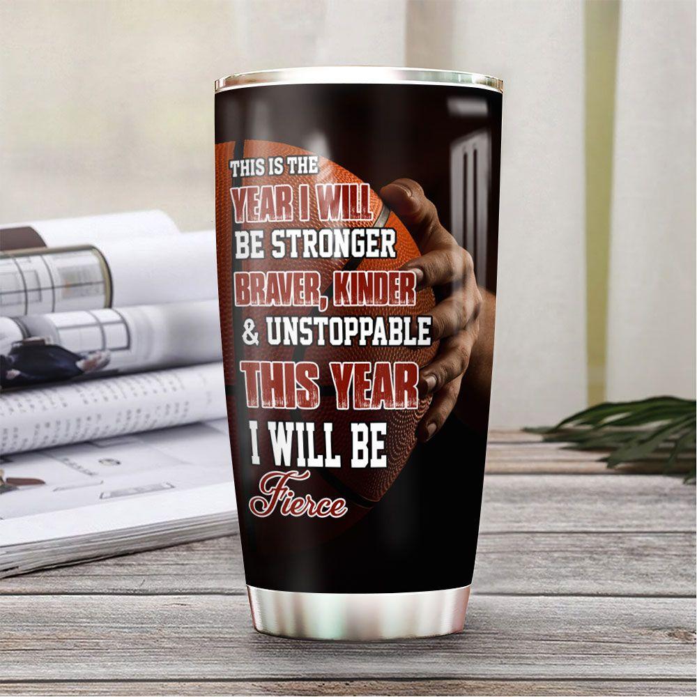 Personalized Basketball New Year TTS2512004 Stainless Steel Tumbler - MostSuit