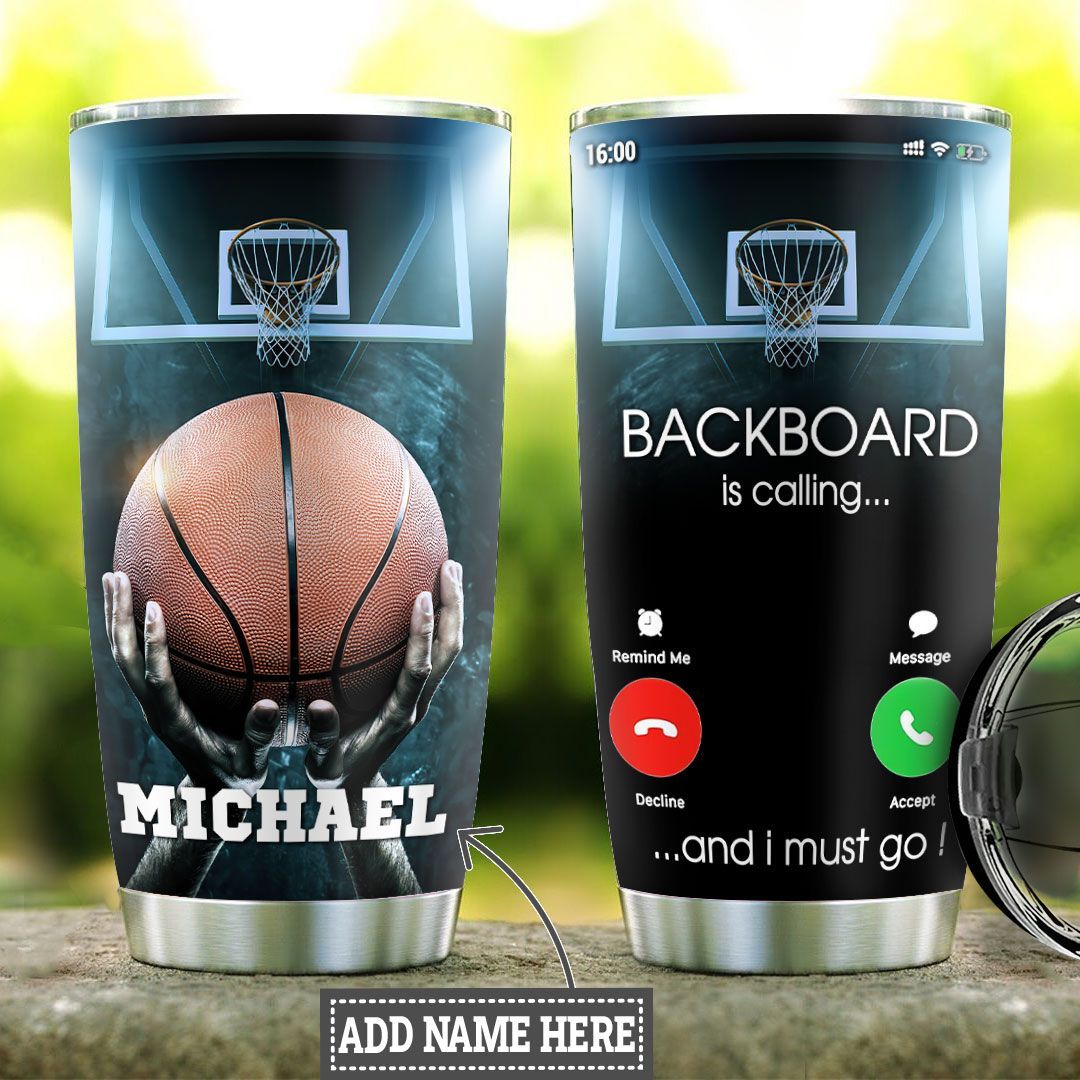 Personalized Basketball Calling HLS2512002 Stainless Steel Tumbler - MostSuit