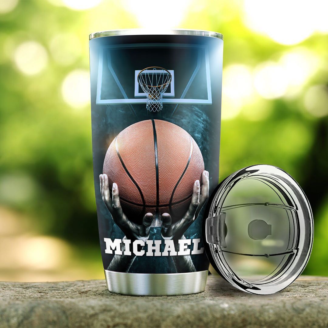 Personalized Basketball Calling HLS2512002 Stainless Steel Tumbler - MostSuit