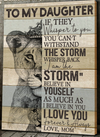 Remember You Are The Storm Lion Poster Canvas Gift For Daughter From Mom