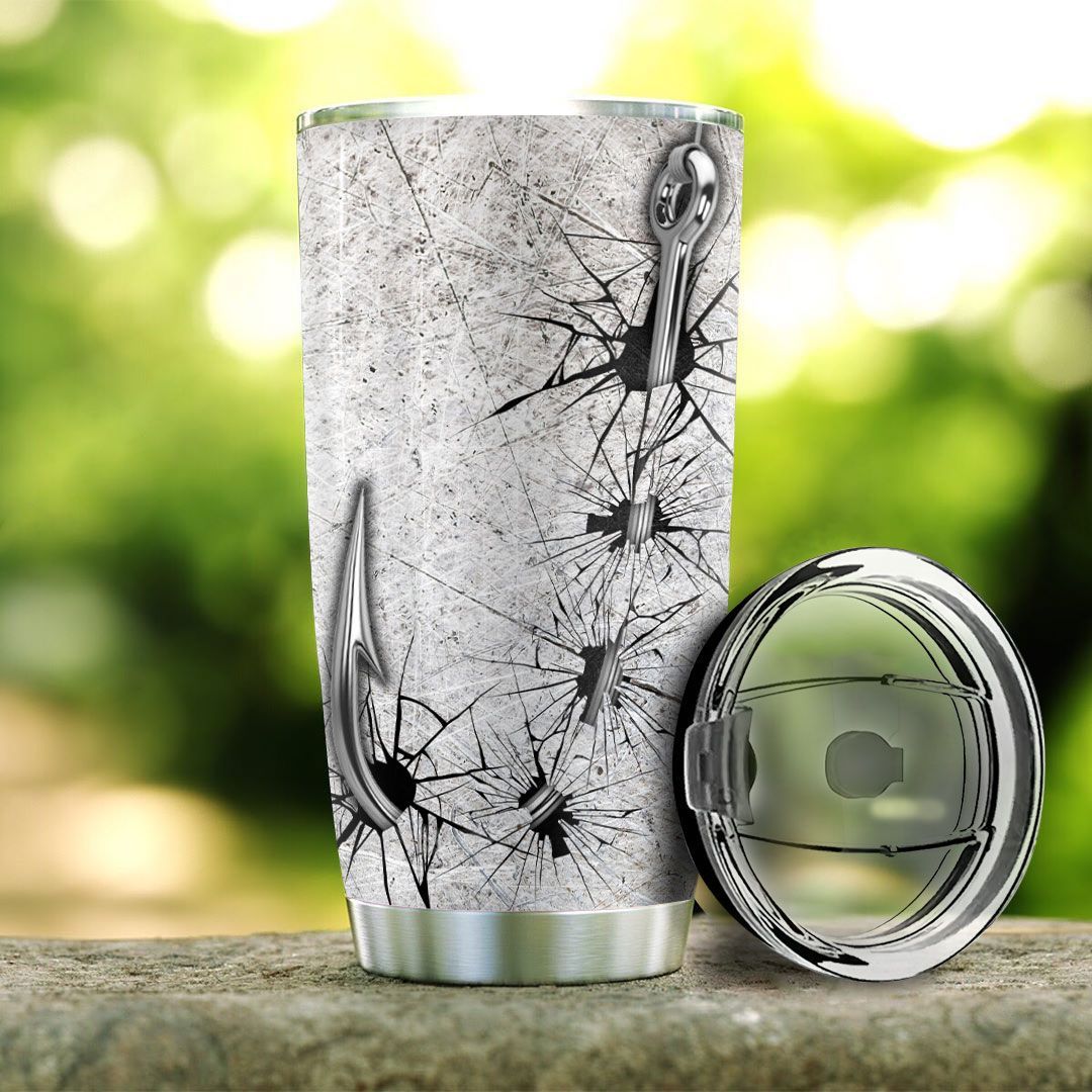 Personalized Fishing Hook HLB2612009 Stainless Steel Tumbler - MostSuit