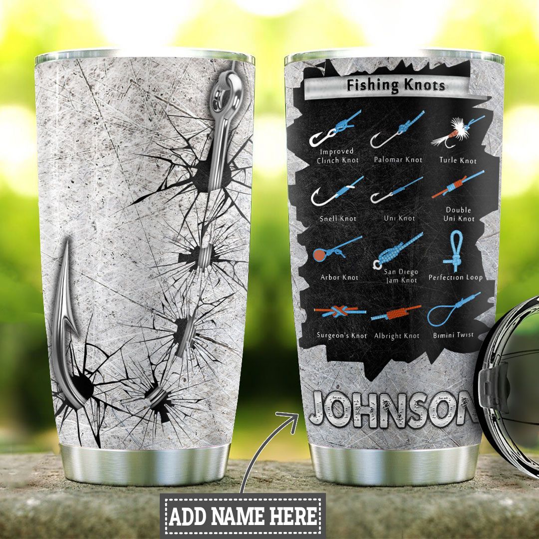 Personalized Fishing Hook HLB2612009 Stainless Steel Tumbler - MostSuit