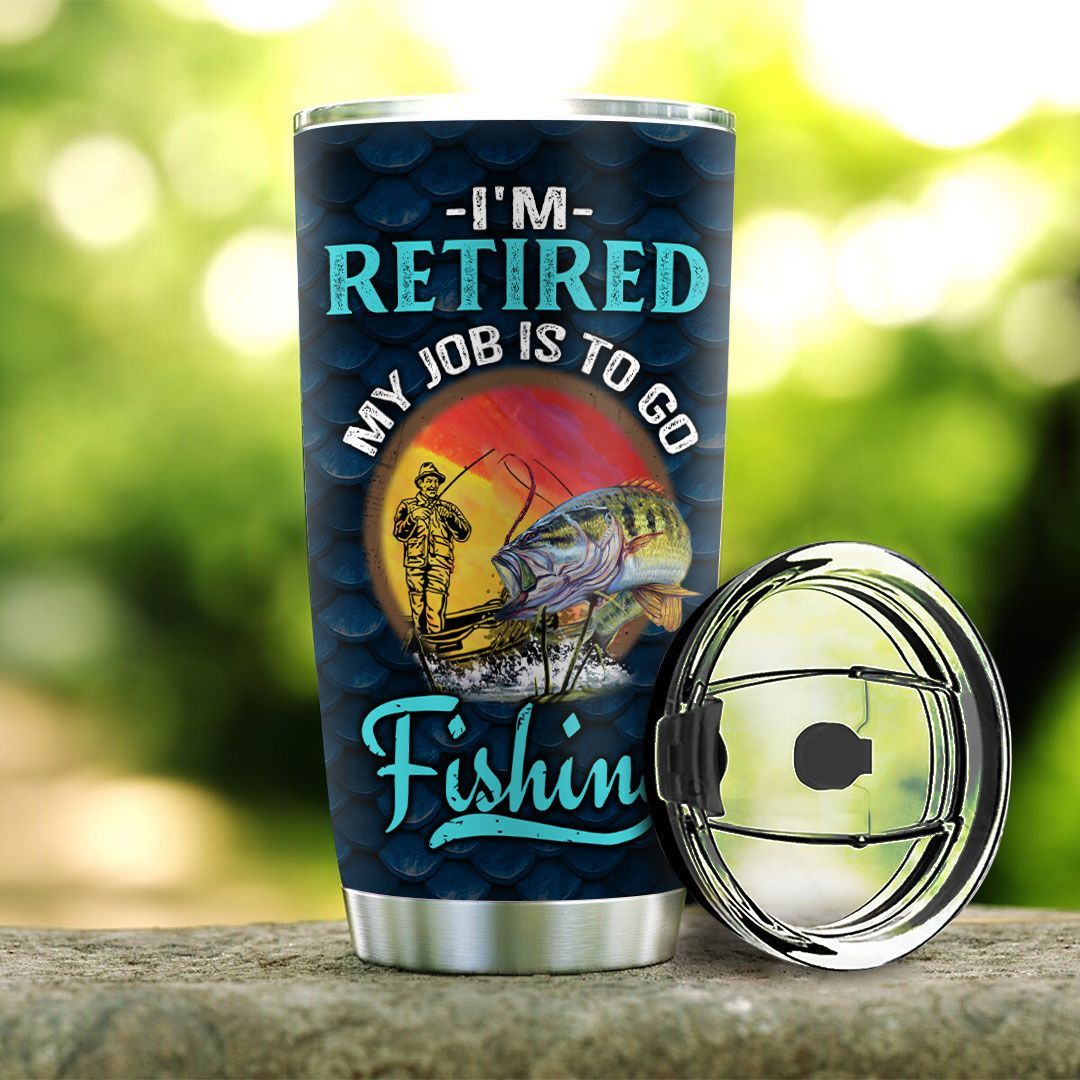 Personalized Fishing Retired TTB2612010 Stainless Steel Tumbler - MostSuit