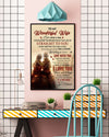 Couple To Wonderful Wife Once Upon A Time - Husband Vertical Canvas And Poster | Gift For Wife | Valentine Gift