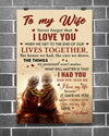 Old Couple Never Forget That I Love You - To Wife Vertical Canvas And Poster | Gift For Wife | Valentine Gift