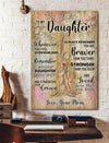 To My Daughter - You're Loved More Than You Know Canvas And Poster | Wall Decor Visual Art