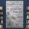 Dear Daughter-In-Law - Thank You For Being My Family Canvas And Poster | Wall Decor Visual Art