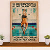 Swimming Poster Room Wall Art | Cant Put A Limit On Everything | Gift for Swimmer