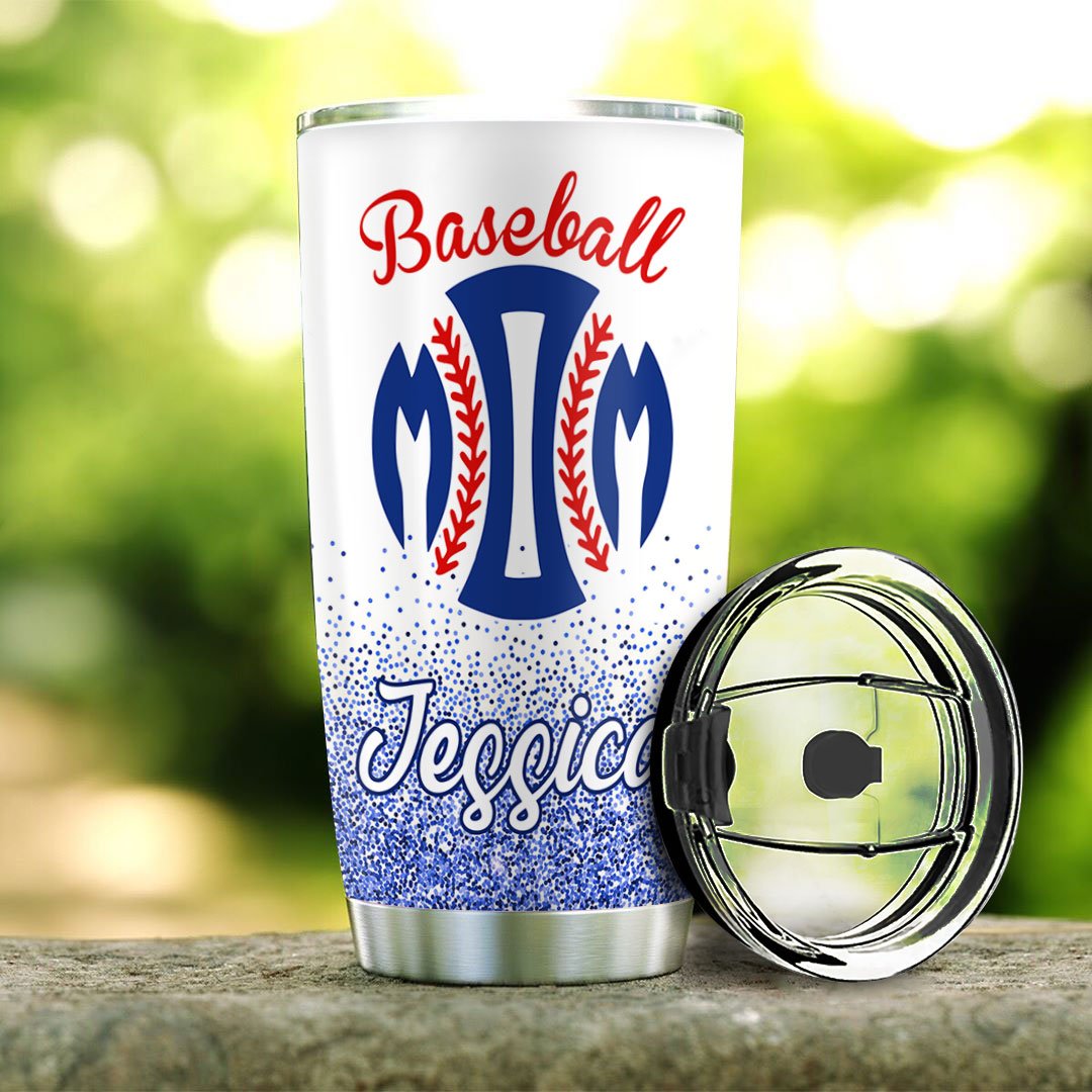 Personalized Baseball Mom HLM3001008Z Stainless Steel Tumbler - MostSuit