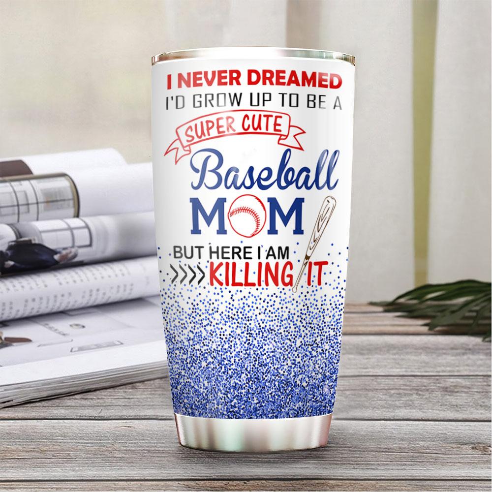 Personalized Baseball Mom HLM3001008Z Stainless Steel Tumbler - MostSuit