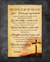 Prayer For Husband Easter Canvas And Poster | Wall Decor