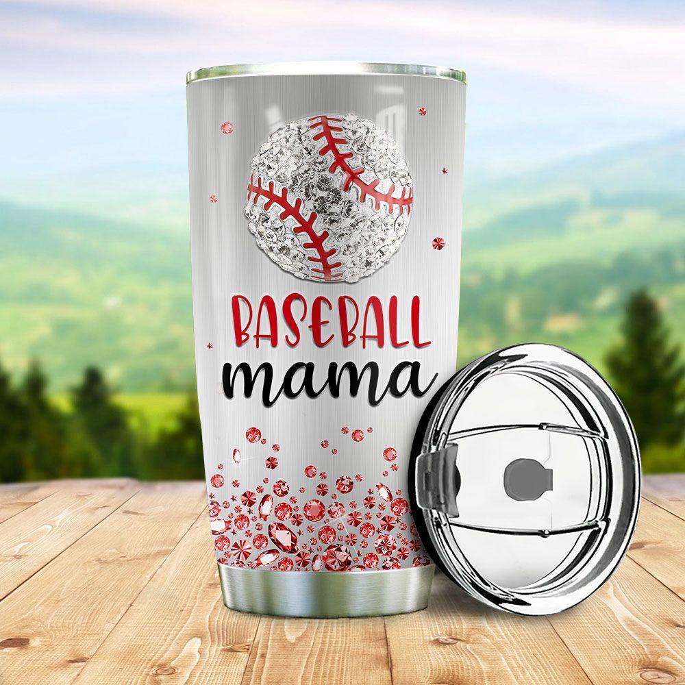 Personalized Baseball Mom Jewelry Style BGM0803001Z Stainless Steel Tumbler - MostSuit