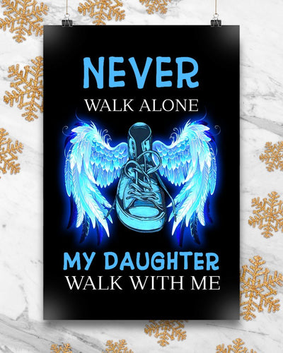 My Daughter Walk With Me Canvas And Poster | Wall Decor  | Mother's Day Gift