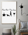 Plan For The Day Dog Mom Canvas And Poster, Best Mother s Day Gift Ideas, Mother s Day Gift For Mom, Warm Home Decor Wall Art Visual Art