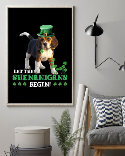 Beagle Let The Shenanigans Begins Beagle Mom Jl Canvas And Poster | Wall Decor Visual Art | Mother's Day Gift