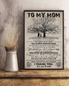 You Loved Me Unequivocally Canvas And Poster, Mother’s Day Greetings, Mother’s Day Gift From Daughter To Mom, Warm Home Decor Wall Art