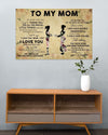 For All The Times I Forgot To Thank You To Mom Canvas And Poster, Best Mother’s Day Gift Ideas, Mother’s Day Gift From Daughter To Mom, Warm Home Decor Wall Art