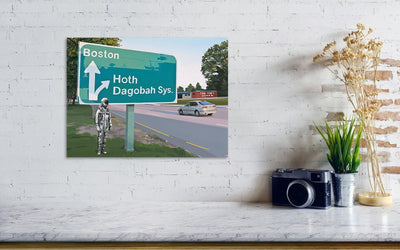 Bear Right For Hoth Art Print Canvas And Poster, Warm Home Decor Wall Art