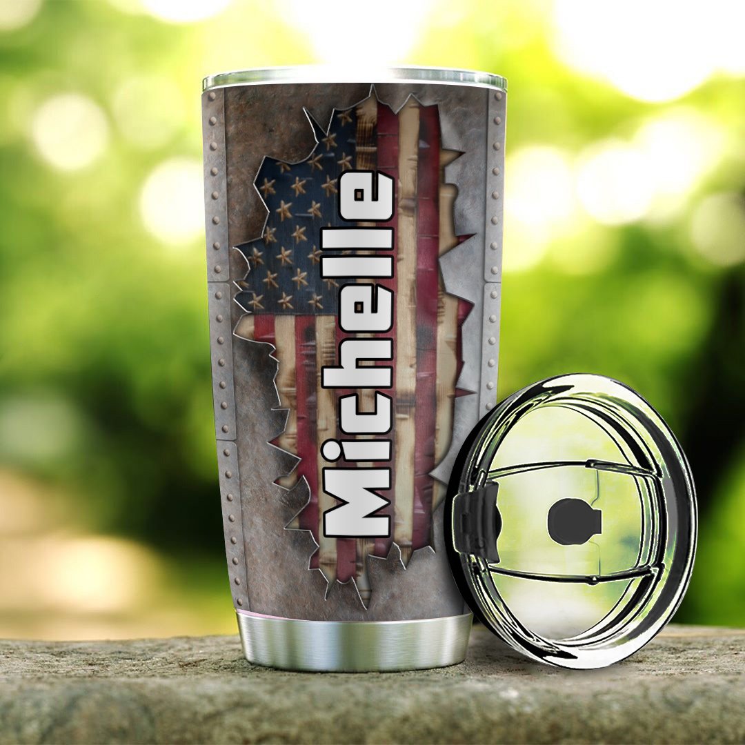 Baseball Metal Personalized HHAZ0804004Z Stainless Steel Tumbler - MostSuit