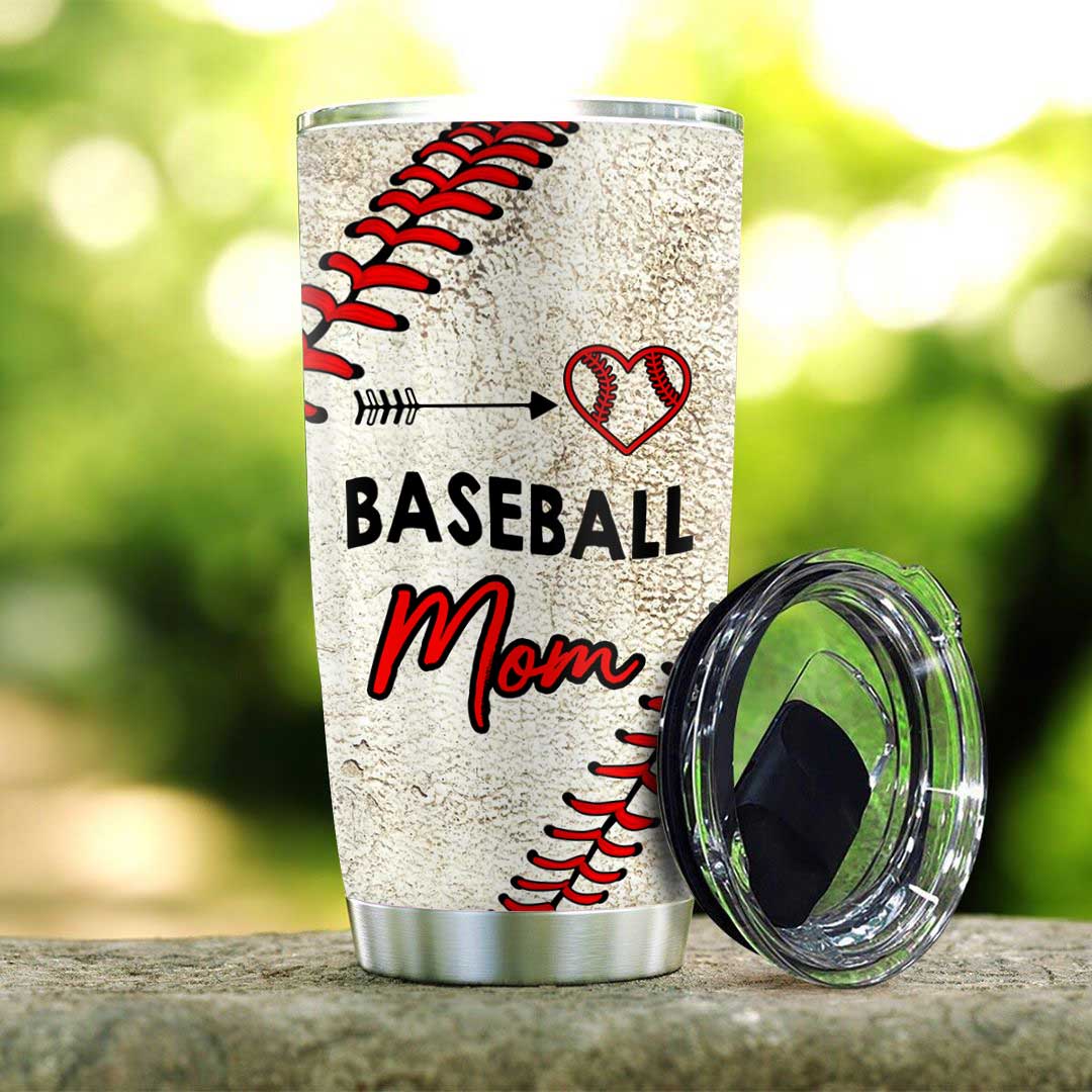 Baseball Mom Personalized ACAA1504005Z Stainless Steel Tumbler - MostSuit