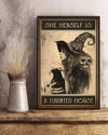 She Herself Is A Haunted House Portrait Poster Canvas, Warm Home Decor Wall Art Visual Art