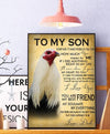 To My Son Sometimes It's Hard Words To tell You You Are My Best Friend My Soulmate My Everything You Were And Always The best Thing That Ever Happended To Me Poster Decor Wall Art Visual Art