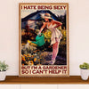 Gardening Poster Home Décor Wall Art | Being Sexy | Gift for Gardener, Plants Lover