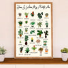 Gardening Poster Home Décor Wall Art | My Plants | Gift for Gardener, Plants Lover