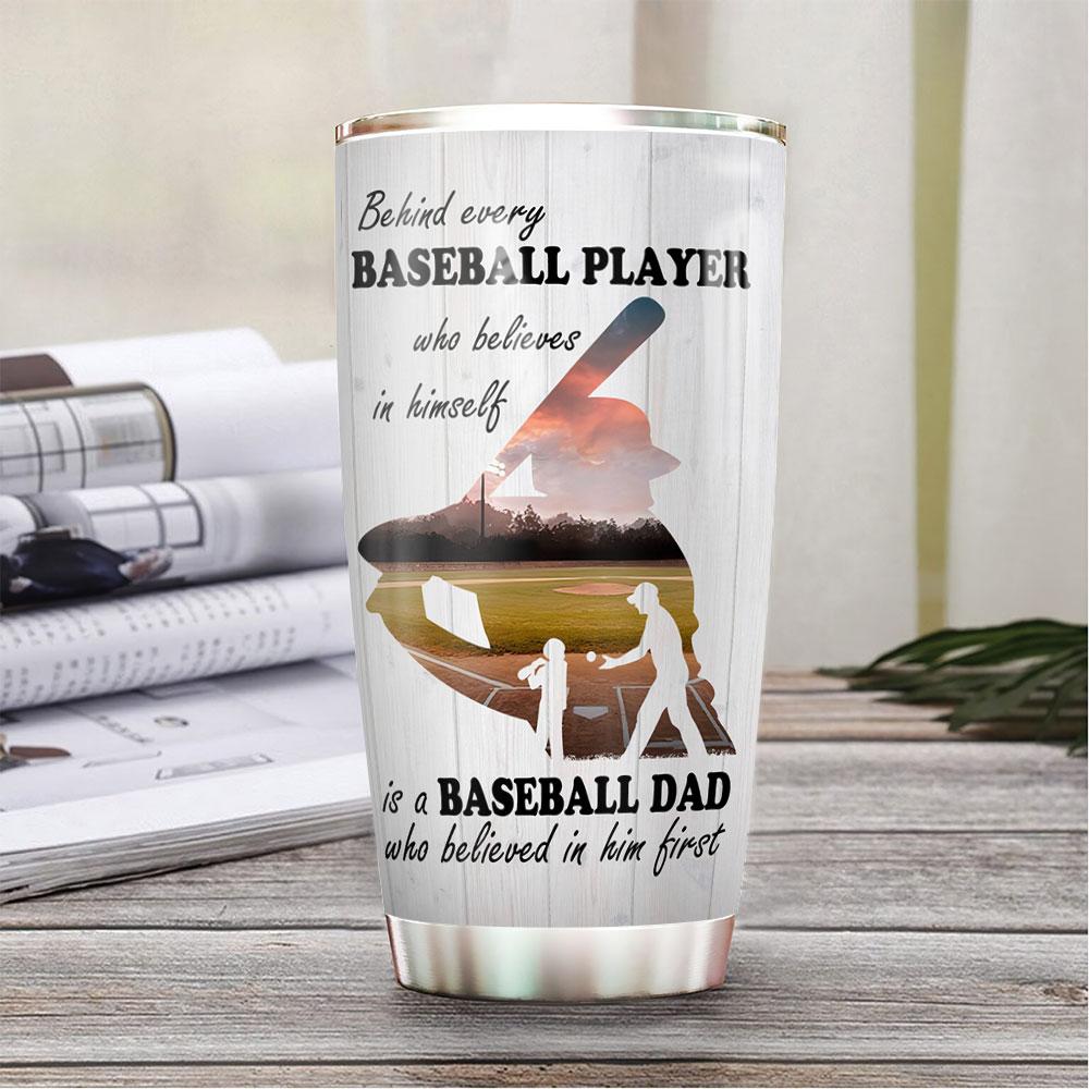 A Baseball Dad Always Be With You KD2 HLLZ1905001Z Stainless Steel Tumbler - MostSuit