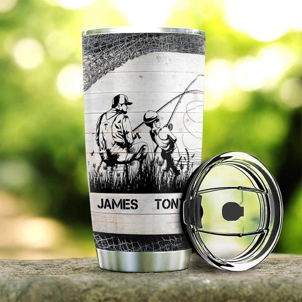 Personalized My Favorite Fishing Partner DNGB2505003Z Stainless Steel Tumbler - MostSuit