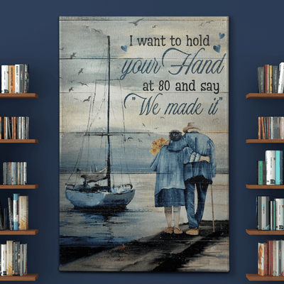 To My Husband We Made It Portrait Poster & Canvas Gifts For Wife Husband Birthday Gift Home Decor Wall Art