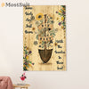 Gardening Poster Home Décor Wall Art | Girls Born With Garden | Gift for Gardener, Plants Lover