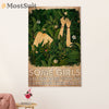 Gardening Poster Home Décor Wall Art | Girls Born With Garden | Gift for Gardener, Plants Lover