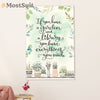 Gardening Poster Home Décor Wall Art | Have A Garden & Library | Gift for Gardener, Plants Lover