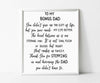 Gift For Step Dad To My Bonus Dad Portrait Canvas & Poster Father's Day Gift Birthday Gift Family Gift Home Decor Wall Art
