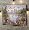 Beautiful Lake You & Me We Got This Landscape Poster & Canvas Gift For Friend Family Decor Home Decor Wall Art Visual Art