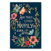 Poster Canvas And The Lived Happily Ever After Family Poster Gift Decor Home Decor Wall Art Visual Art