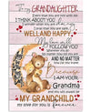To My Granddaughter Every That You Are Not With Me Gifts Vertical Poster